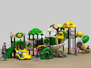 Sound Aire de jeux pour enfants, grand toboggan, thème jungle, SP1809301